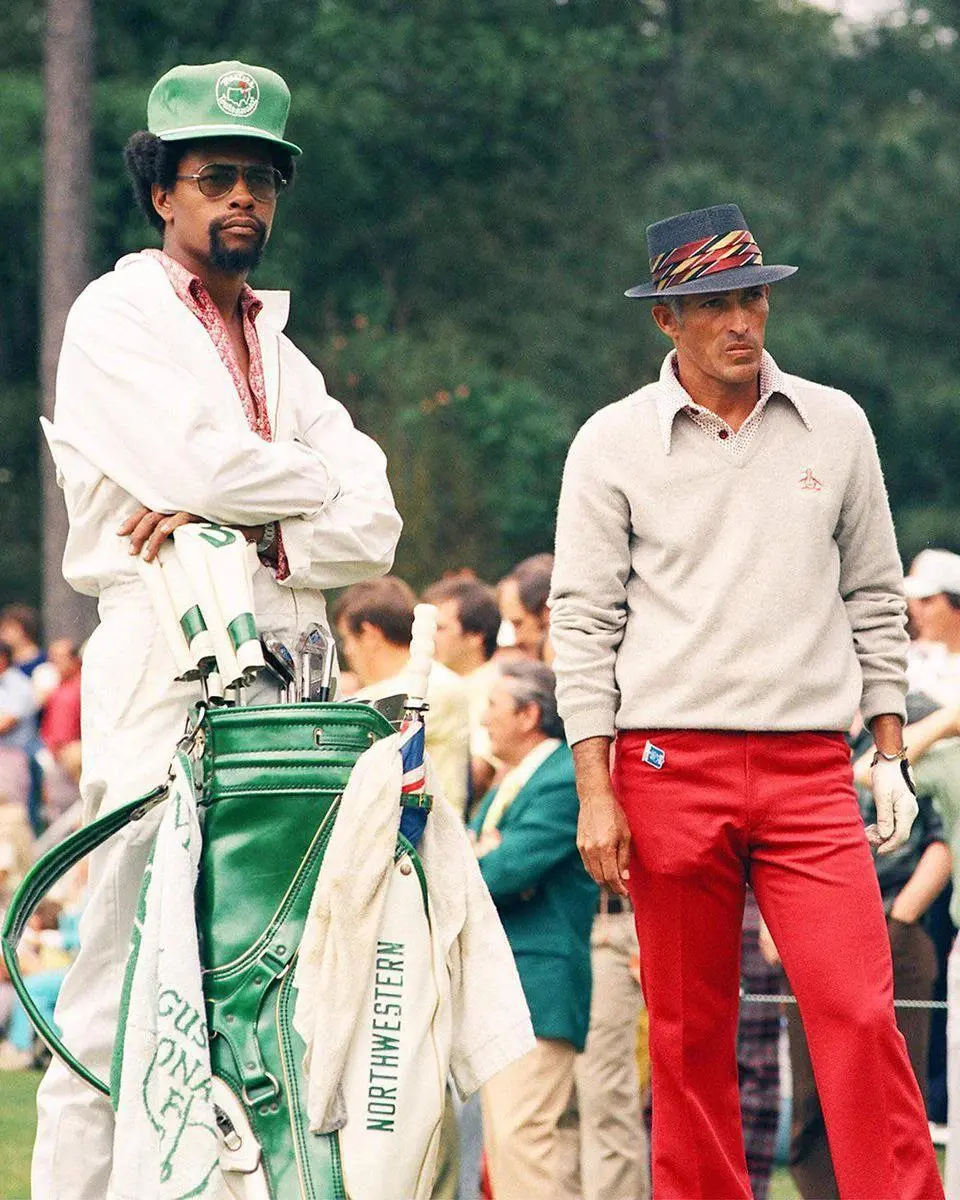 Chi-Chi Rodríguez and his caddie Carl Howard